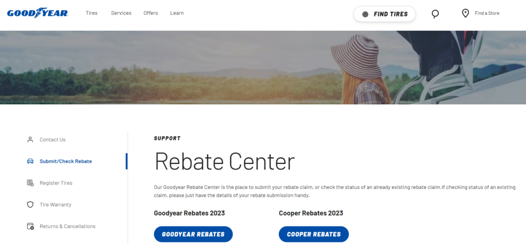 Check Goodyear Rebate Status
