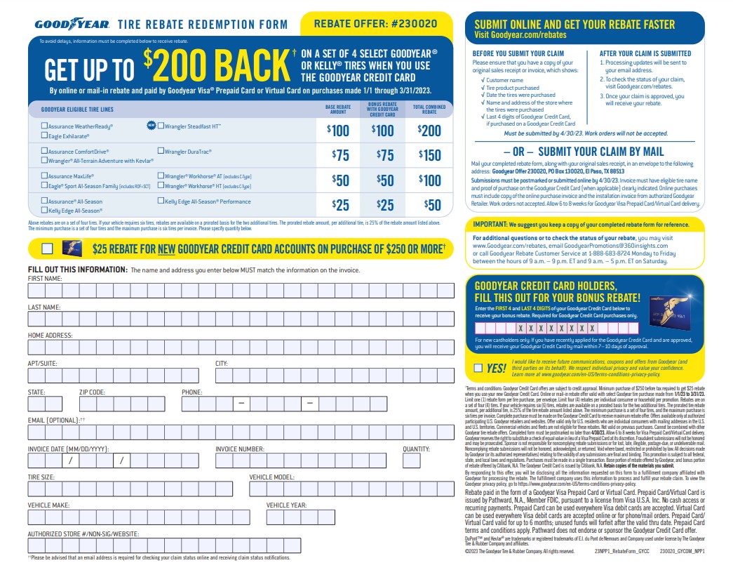 save-more-with-goodyear-tire-rebate-october-2023-complete-guide
